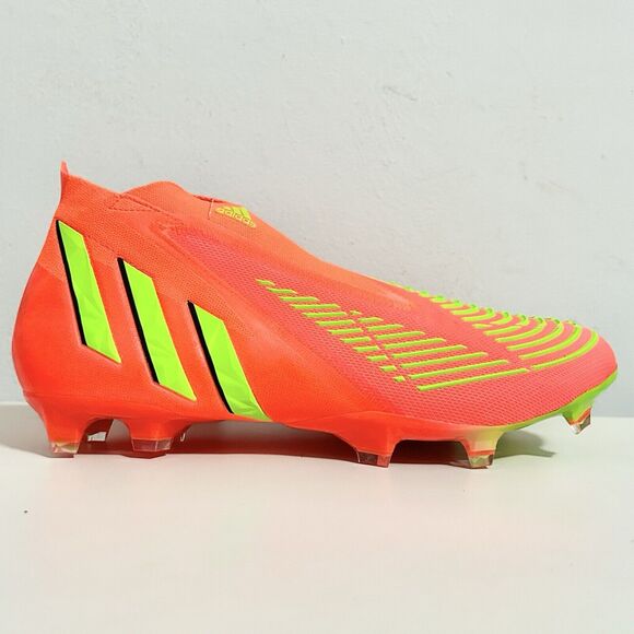 Adidas Predator Edge+ FG “Solar Red Green” Men’s Size 11 Soccer Cleats - Picture 2 of 8
